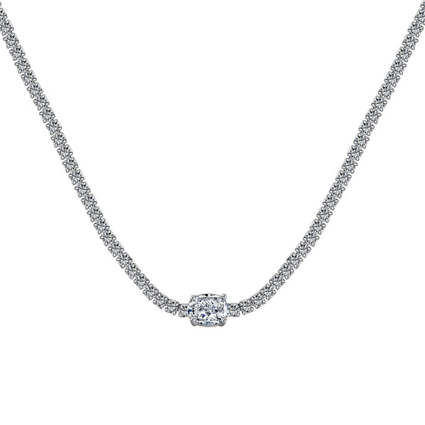 ˇMagic Jewelryˇ1.0 Carat Shining Oval Cut Necklace
