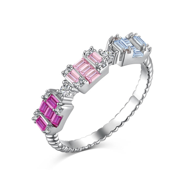 ˇMagic JewelryˇUnique Colorful Emerald Cut Party Ring