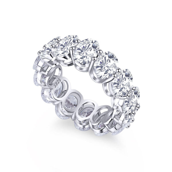 ˇMagic JewelryˇDainty Elongated Cushion Cut Tennis Ring